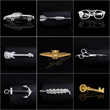 Load image into Gallery viewer, High Quality  Men Men Pure Copper  Tie Clip Bar Necktie Pin Clasp Clamp Wedding Charm Creative Gifts Clip  Mens Gifts Jewelry
